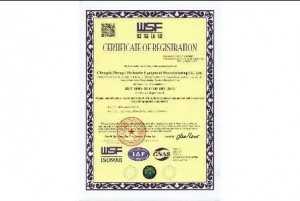 międzynarodowy certyfikat jakości